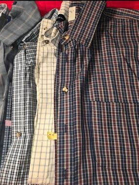 Harbor Bay 5 Shirts Men-4 Shirts 2XL & 1 Shirt 3XL Short Sleeve Dress Button Up